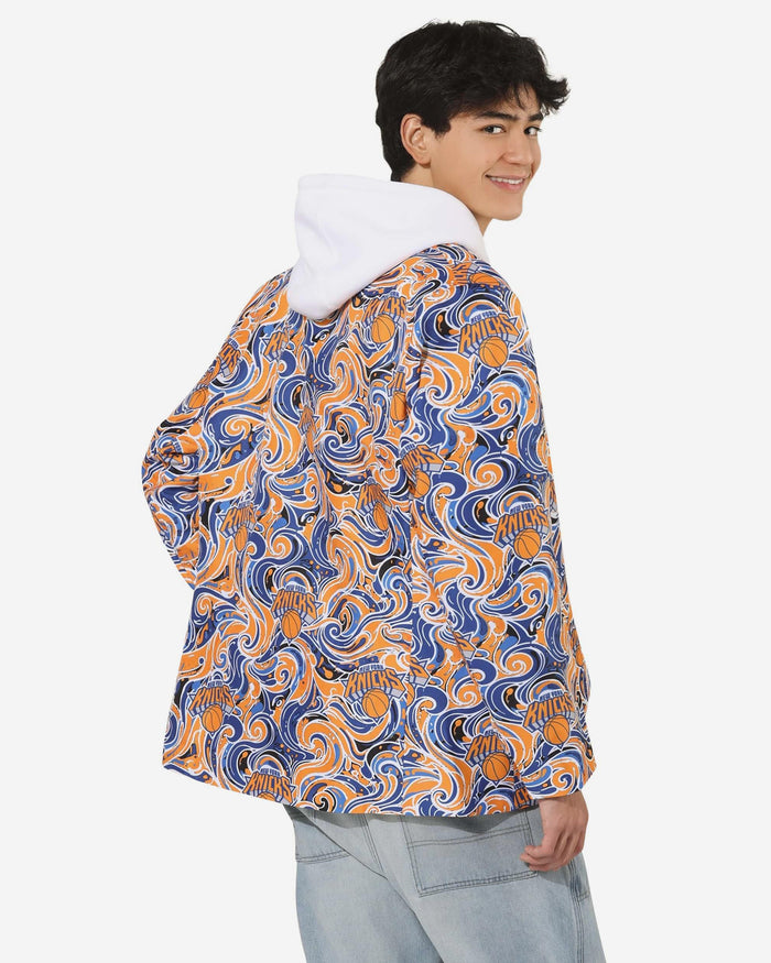 New York Knicks 2026 NBA Champions Banner Paisley Print Suit Jacket FOCO 46 - FOCO.com