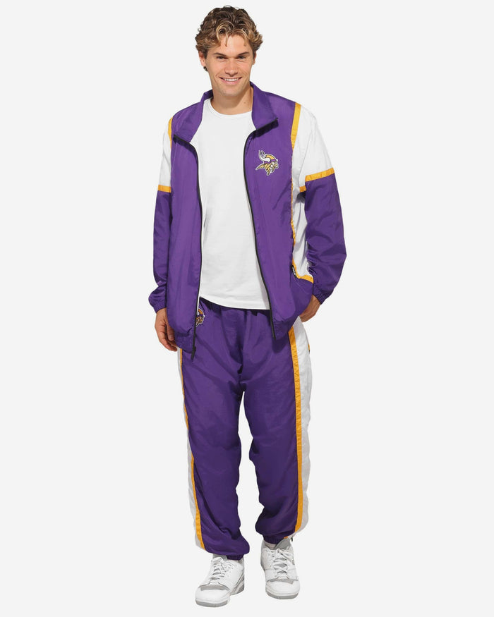 Minnesota Vikings Nylon Crinkle Gameday Jacket FOCO S - FOCO.com