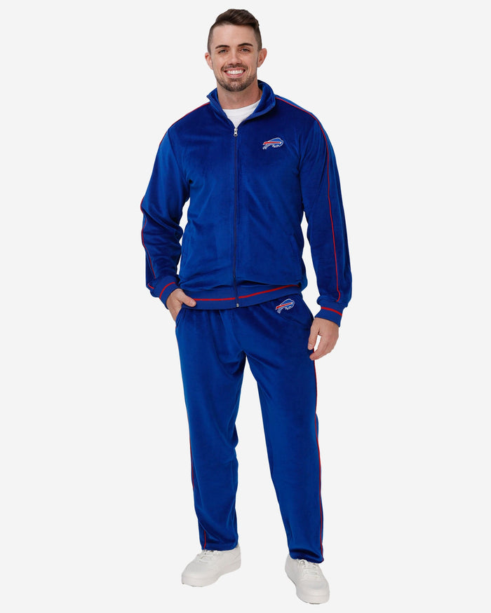 Buffalo Bills Velour Zip Up Top FOCO - FOCO.com