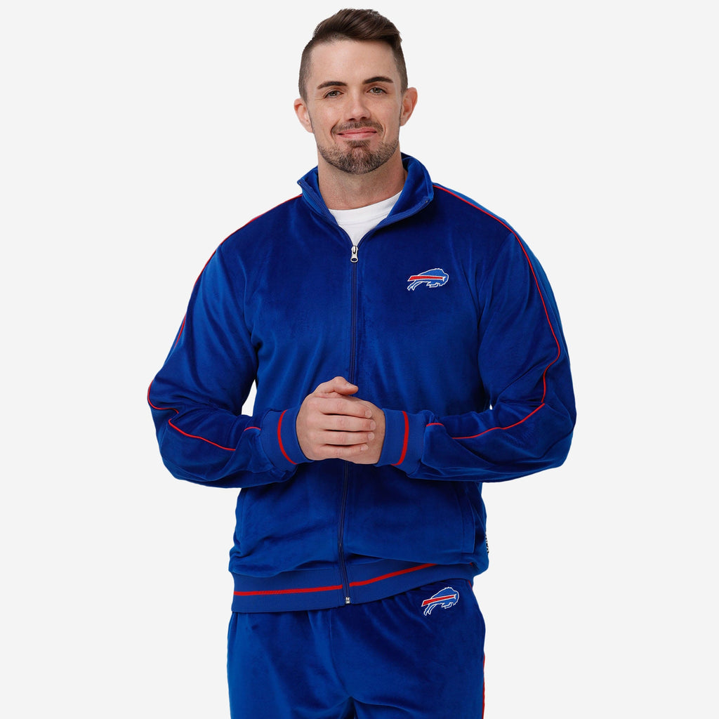 Buffalo Bills Velour Zip Up Top FOCO S - FOCO.com