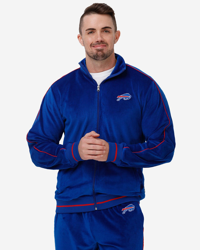 Buffalo Bills Velour Zip Up Top FOCO S - FOCO.com