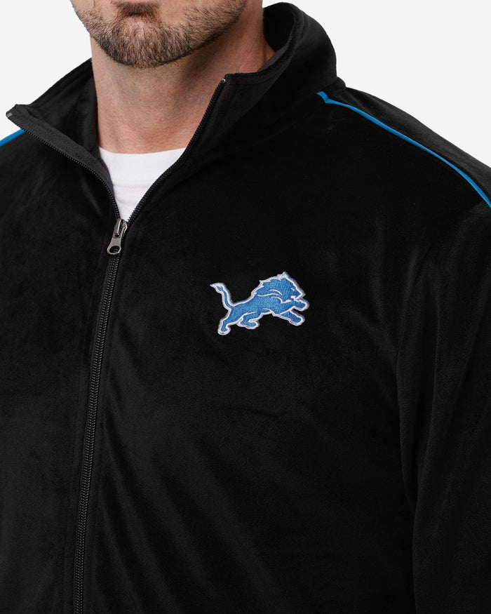 Detroit Lions Velour Zip Up Top FOCO - FOCO.com