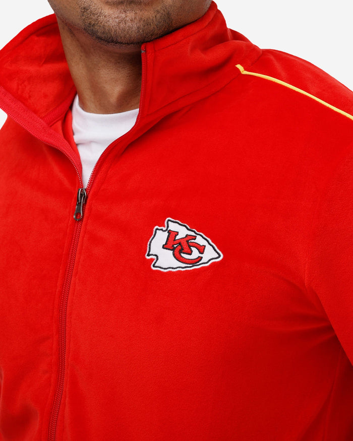 Kansas City Chiefs Velour Zip Up Top FOCO - FOCO.com