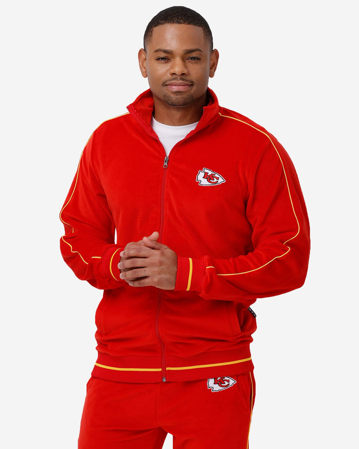 Kansas City Chiefs Velour Zip Up Top FOCO S - FOCO.com