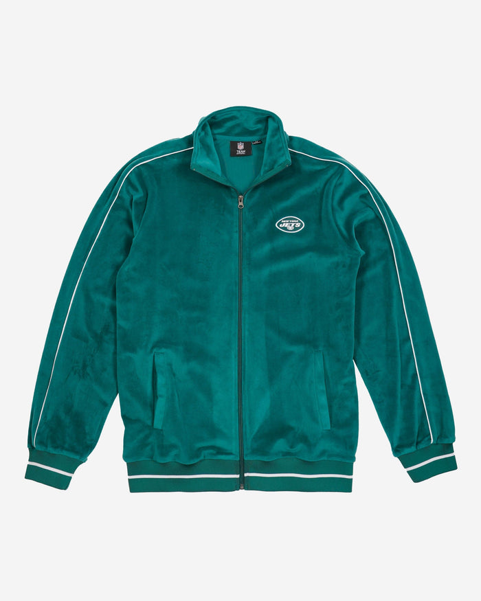 New York Jets Velour Zip Up Top FOCO - FOCO.com