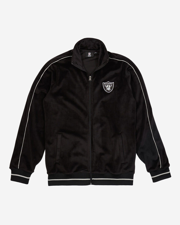 Las Vegas Raiders Velour Zip Up Top FOCO - FOCO.com