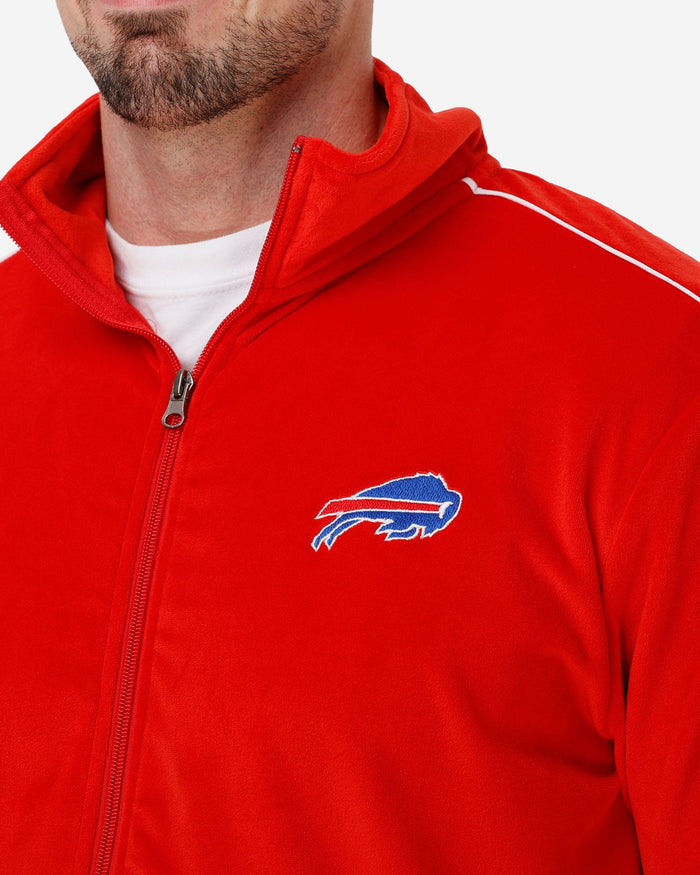 Buffalo Bills Red Velour Zip Up Top FOCO - FOCO.com