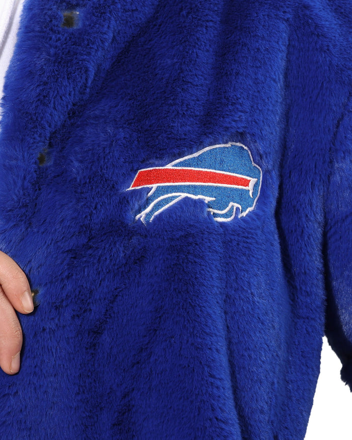 Buffalo Bills Womens Oversized Faux Fur Bomber Jacket FOCO S - FOCO.com