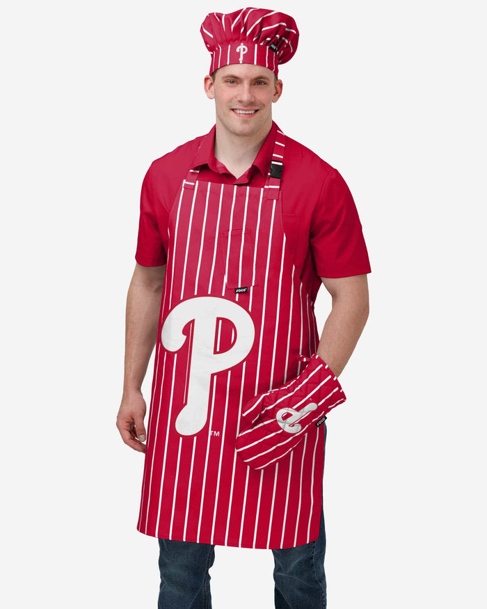 Philadelphia Phillies Pinstripe Chef Set FOCO - FOCO.com