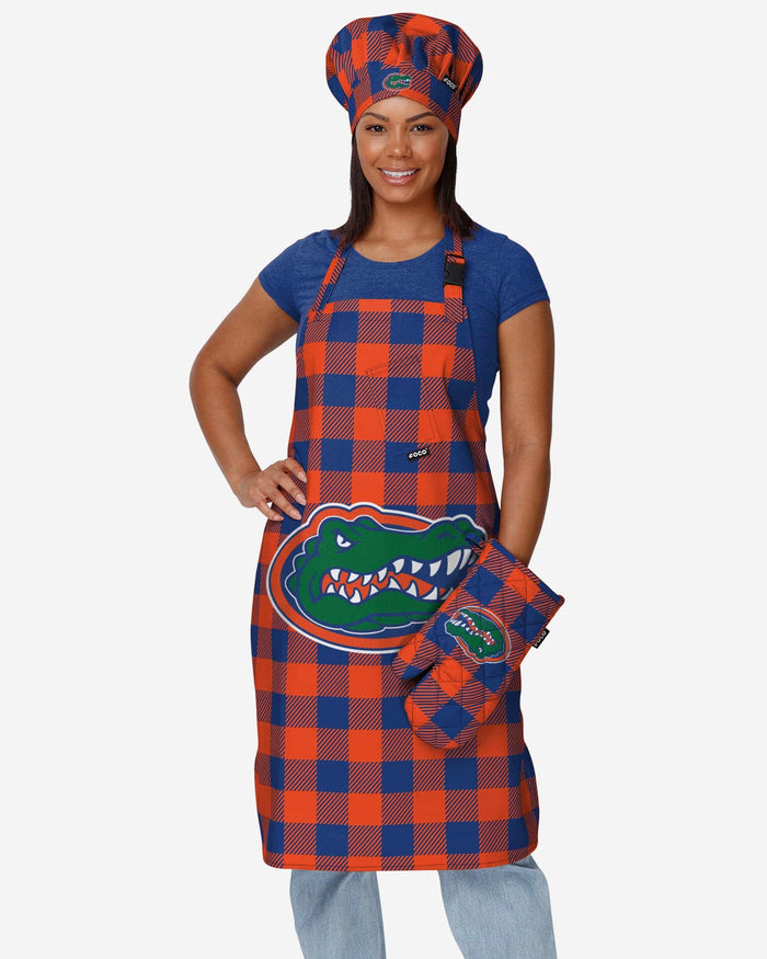 Florida Gators Plaid Chef Set FOCO - FOCO.com