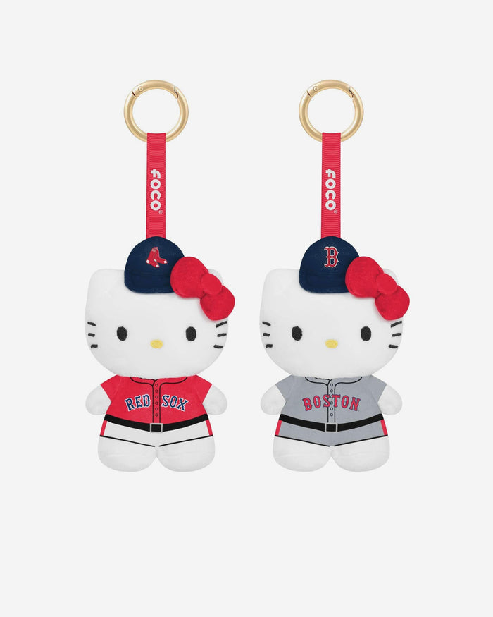 Boston Red Sox 2 Pack Mini Plush Hello Kitty® Bag Charm Keychain FOCO - FOCO.com