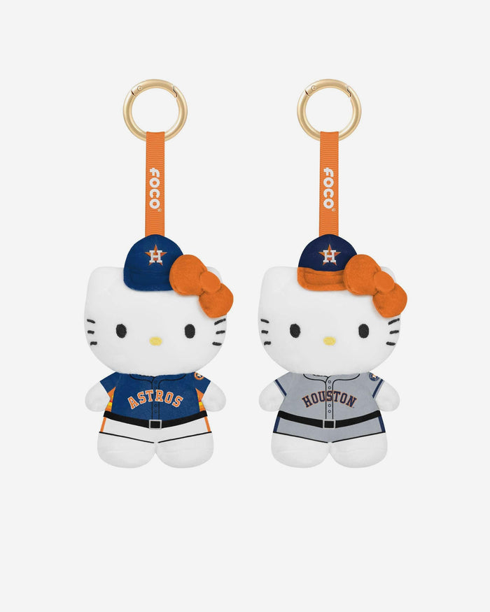 Houston Astros 2 Pack Mini Plush Hello Kitty® Bag Charm Keychain FOCO - FOCO.com