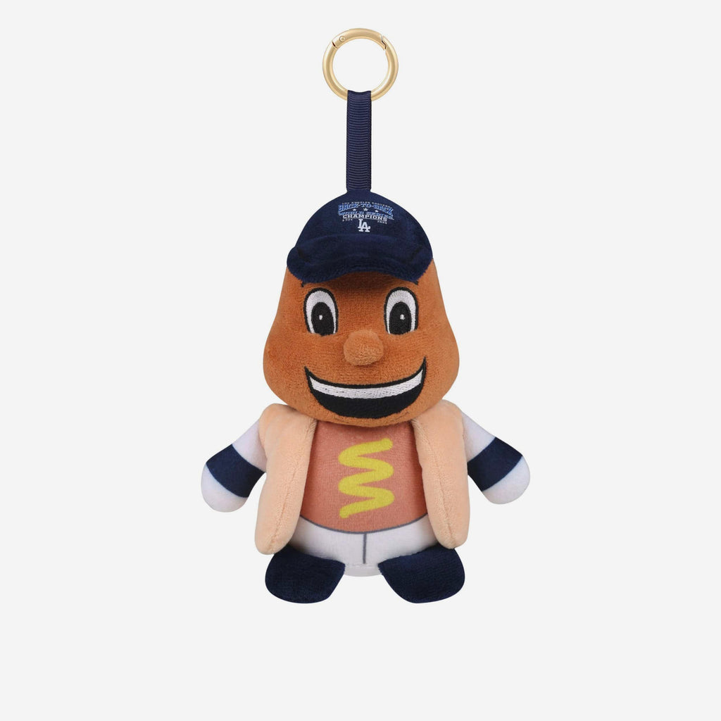 Los Angeles Dodgers 2025 Back To Back World Series Champions Mascot Plush Keychain FOCO - FOCO.com