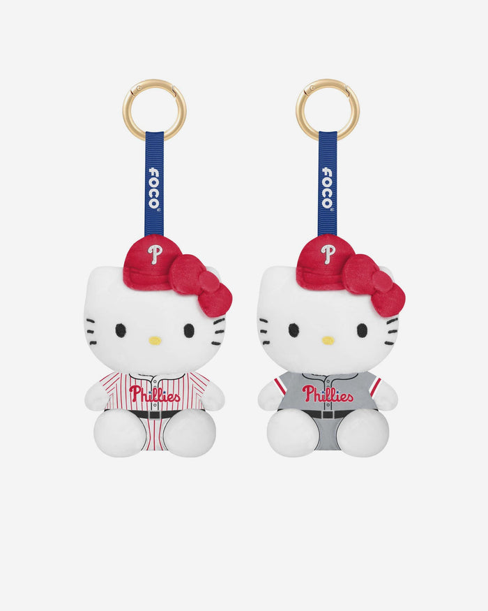 Philadelphia Phillies Seated 2 Pack Mini Plush Hello Kitty Bag Charm Keychain FOCO - FOCO.com