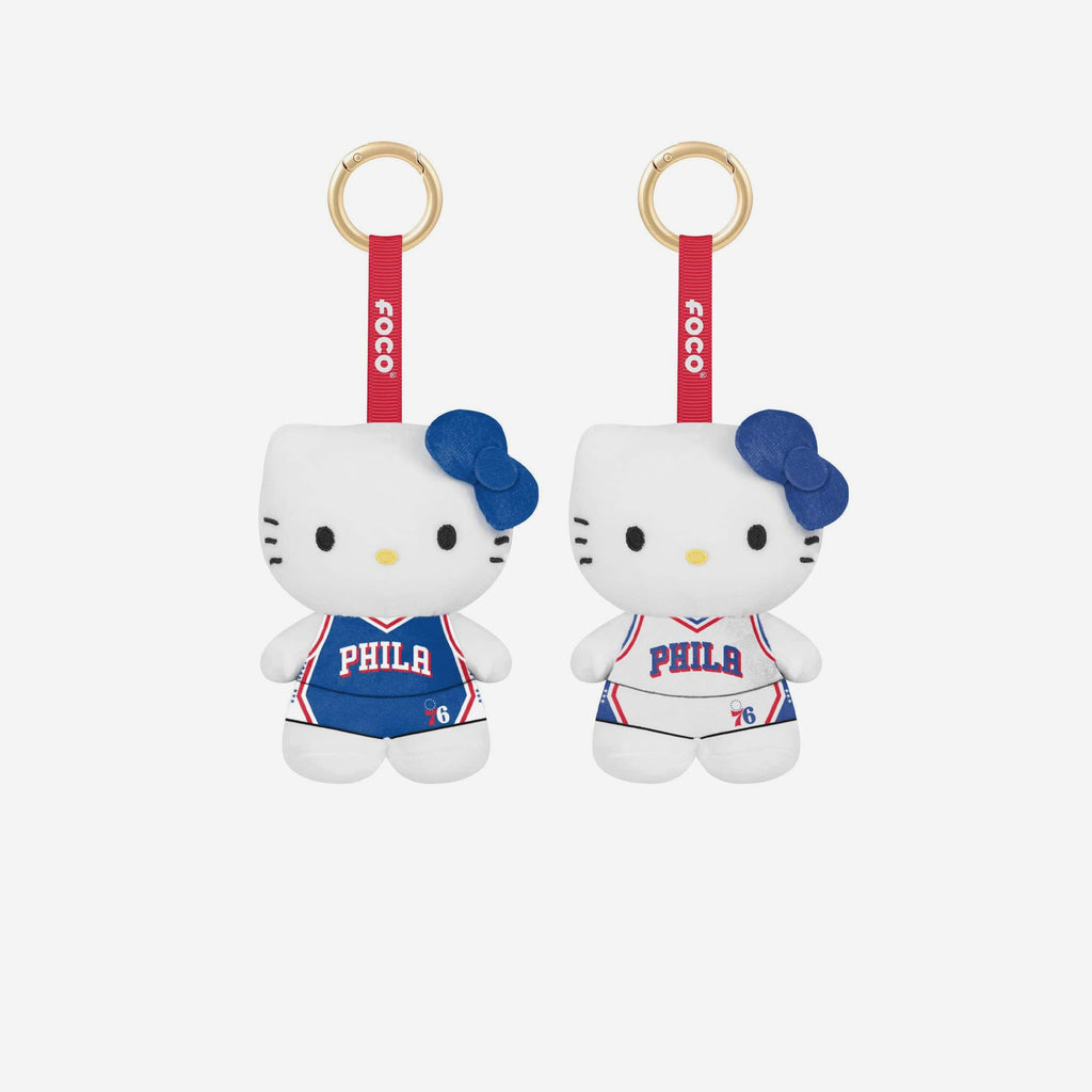 Philadelphia 76ers 2 Pack Mini Plush Hello Kitty® Bag Charm Keychain FOCO - FOCO.com
