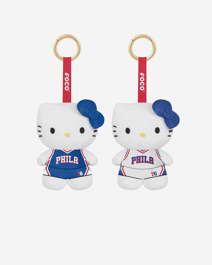 Philadelphia 76ers 2 Pack Mini Plush Hello Kitty® Bag Charm Keychain FOCO - FOCO.com