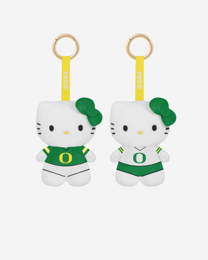 Oregon Ducks 2 Pack Mini Plush Hello Kitty® Bag Charm Keychain FOCO - FOCO.com