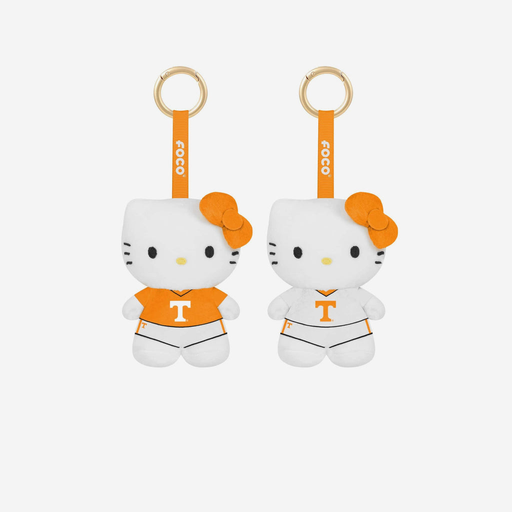 Tennessee Volunteers 2 Pack Mini Plush Hello Kitty® Bag Charm Keychain FOCO - FOCO.com