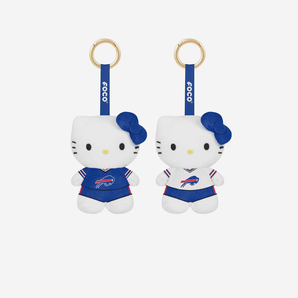 Buffalo Bills 2 Pack Mini Plush Hello Kitty® Bag Charm Keychain FOCO - FOCO.com