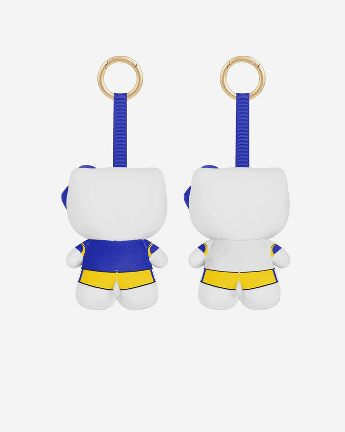 Los Angeles Rams 2 Pack Mini Plush Hello Kitty® Bag Charm Keychain FOCO - FOCO.com