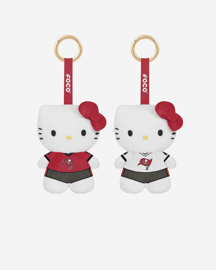 Tampa Bay Buccaneers 2 Pack Mini Plush Hello Kitty® Bag Charm Keychain FOCO - FOCO.com