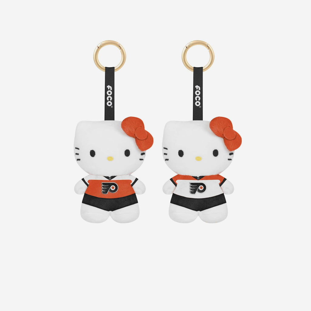 Philadelphia Flyers 2 Pack Mini Plush Hello Kitty® Bag Charm Keychain FOCO - FOCO.com