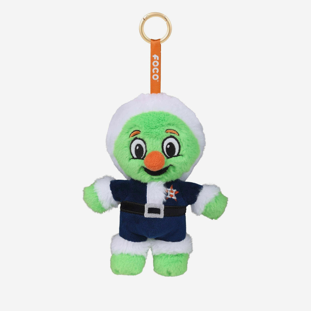 Houston Astros Plush Mascot Santa Bag Charm Keychain FOCO - FOCO.com