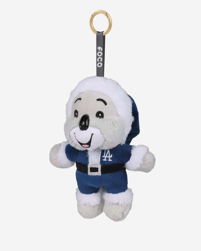 Los Angeles Dodgers Plush Mascot Santa Bag Charm Keychain FOCO - FOCO.com