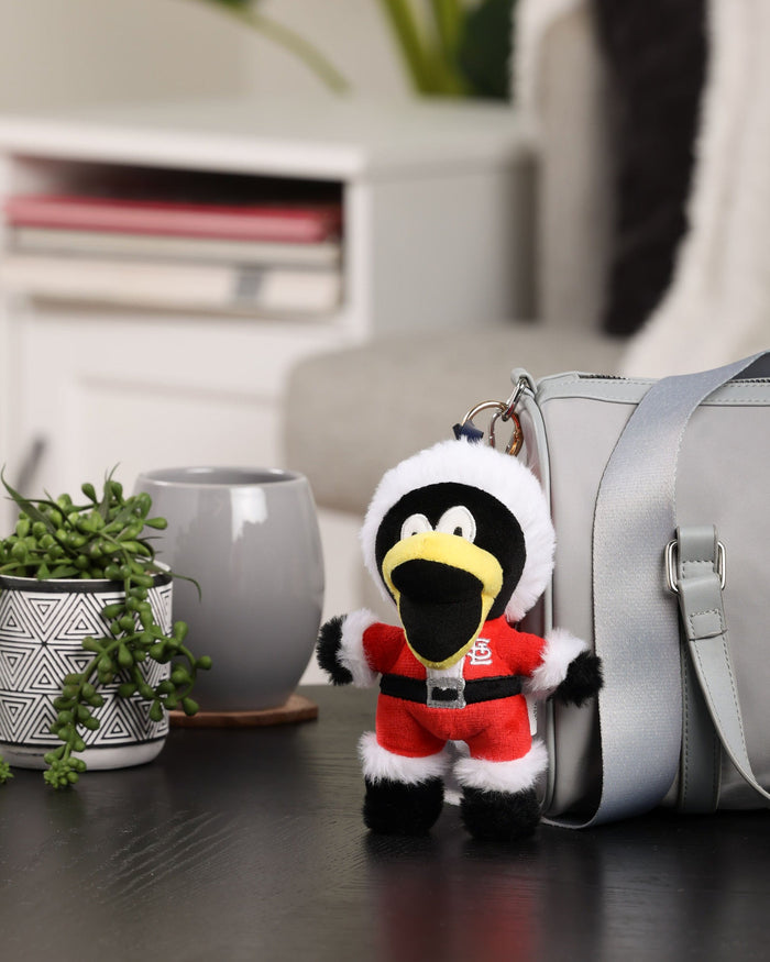 St Louis Cardinals Plush Mascot Santa Bag Charm Keychain FOCO - FOCO.com