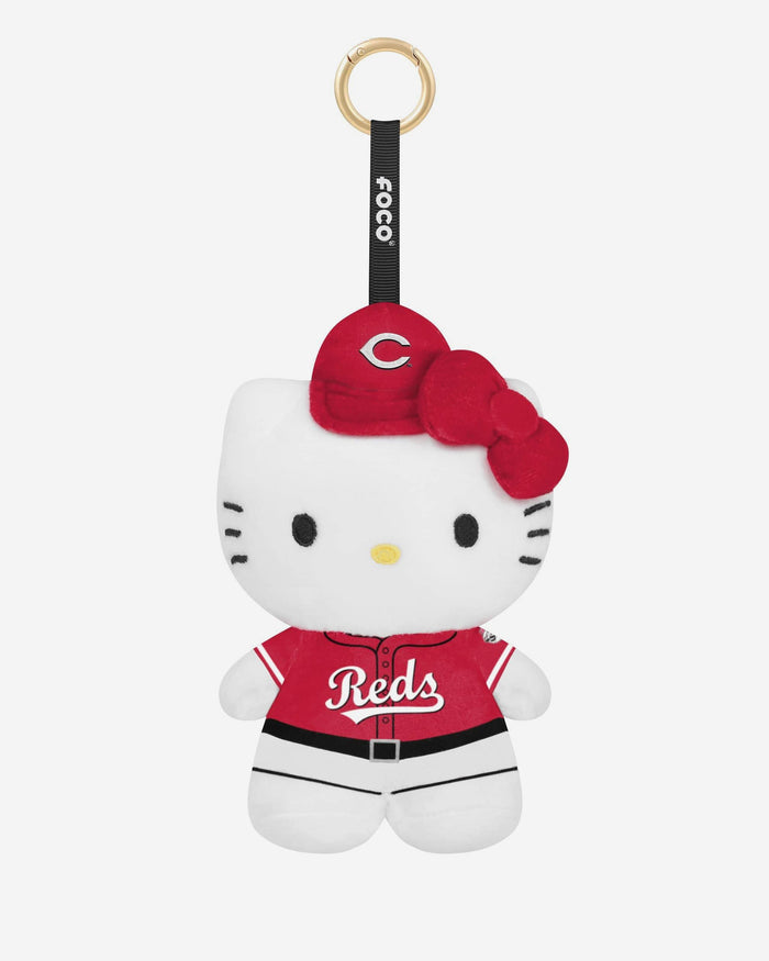 Cincinnati Reds Plush Hello Kitty® Bag Charm Keychain FOCO - FOCO.com