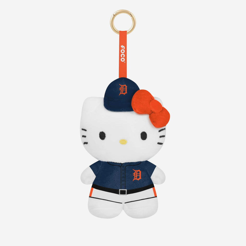 Detroit Tigers Plush Hello Kitty® Bag Charm Keychain FOCO - FOCO.com