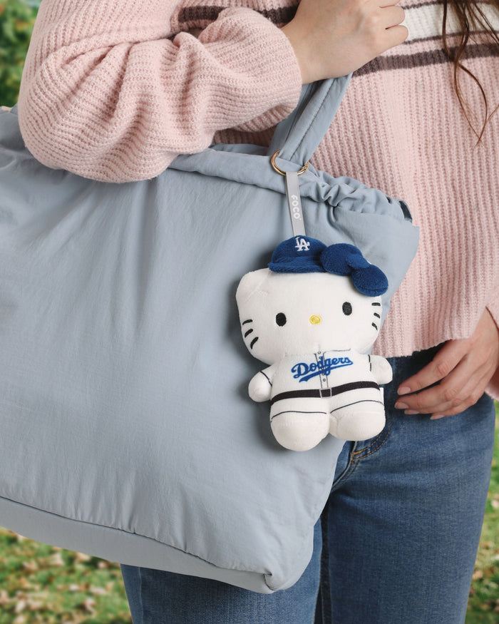 Los Angeles Dodgers Plush Hello Kitty® Bag Charm Keychain FOCO - FOCO.com