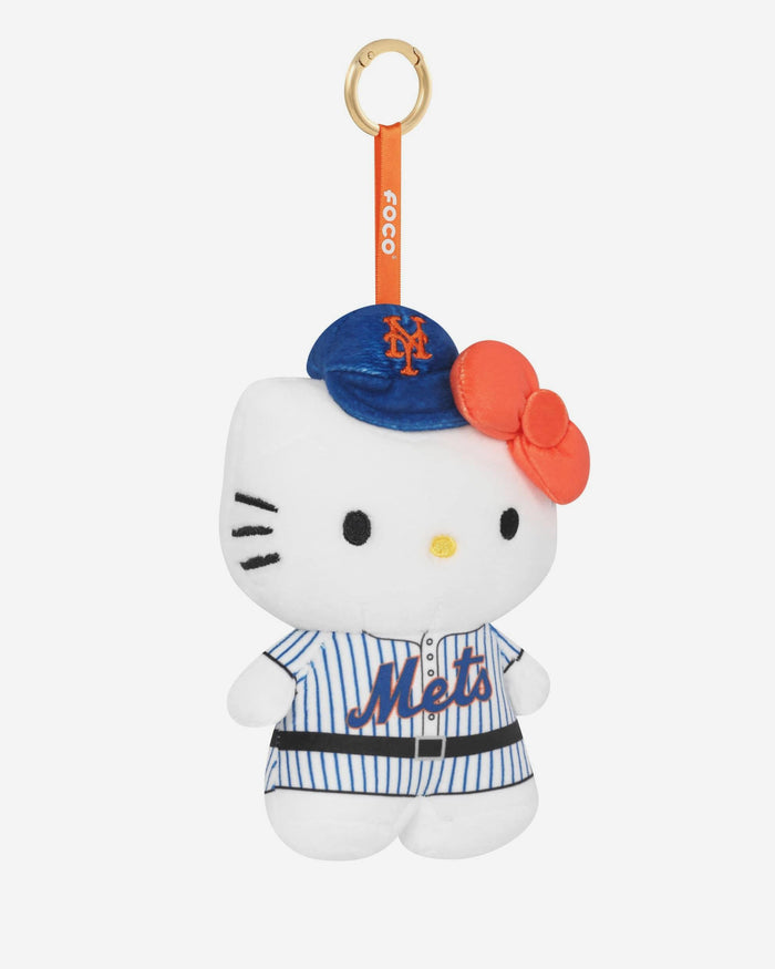 New York Mets Plush Hello Kitty® Bag Charm Keychain FOCO - FOCO.com