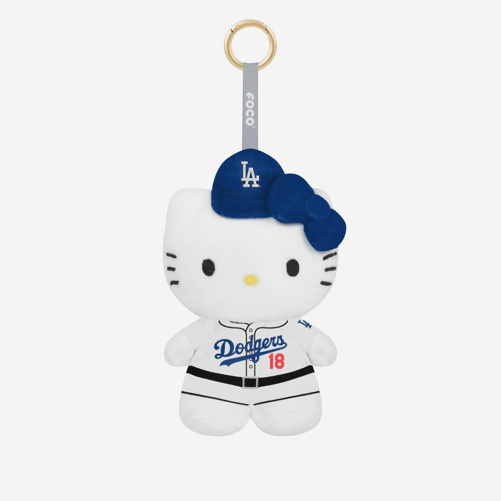Yoshinobu Yamamoto Los Angeles Dodgers Plush Hello Kitty® Bag Charm Keychain FOCO - FOCO.com