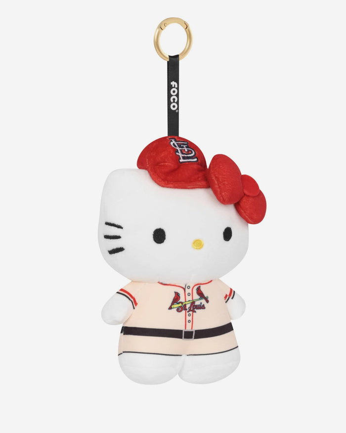 St Louis Cardinals Plush Hello Kitty® Bag Charm Keychain FOCO - FOCO.com