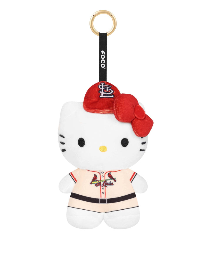 St Louis Cardinals Plush Hello Kitty® Bag Charm Keychain