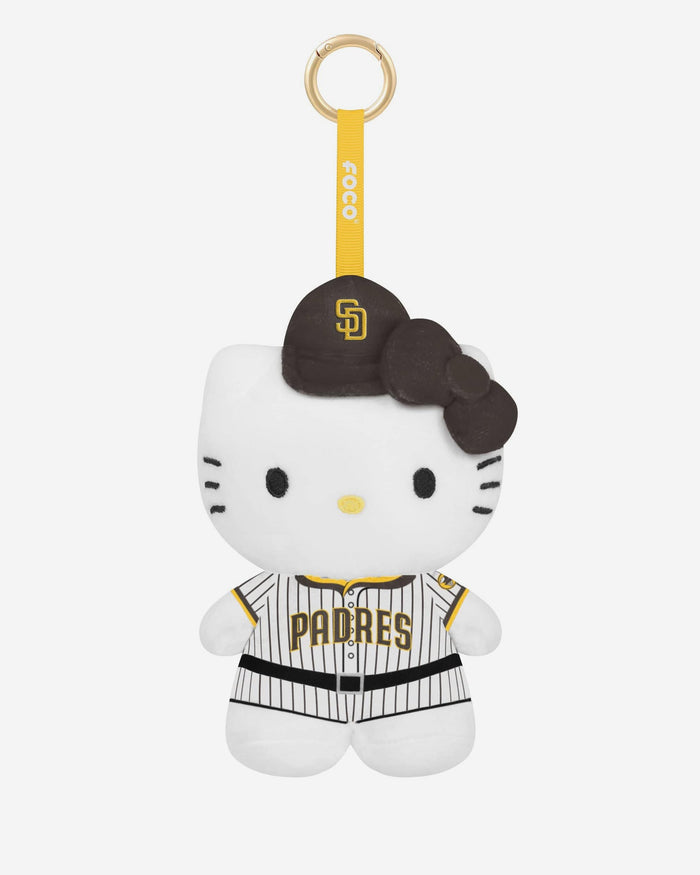 San Diego Padres Plush Hello Kitty® Bag Charm Keychain FOCO - FOCO.com