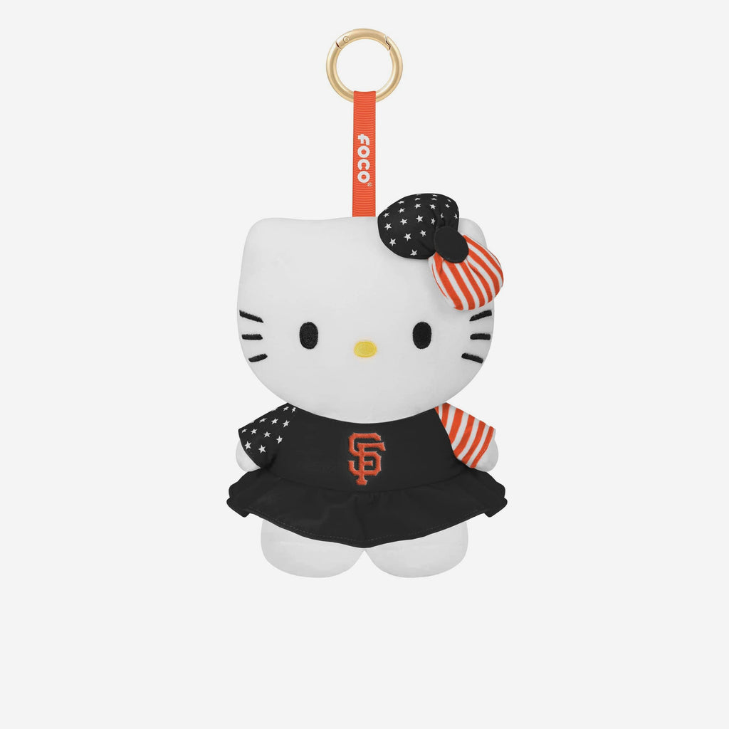 San Francisco Giants Americana Plush Hello Kitty® Bag Charm Keychain FOCO - FOCO.com