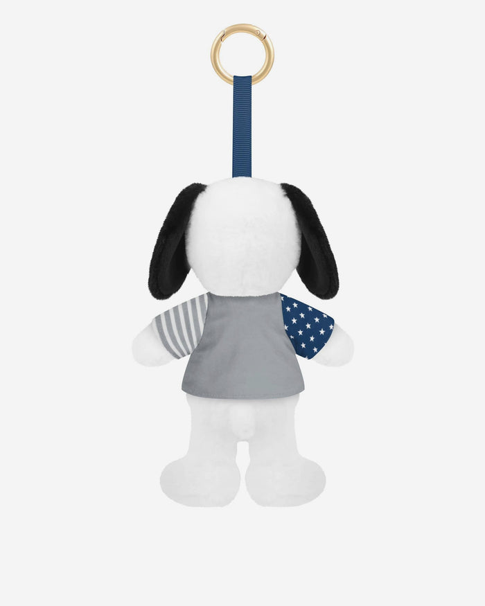 Los Angeles Dodgers Americana Plush Snoopy Peanuts Bag Charm Keychain FOCO - FOCO.com