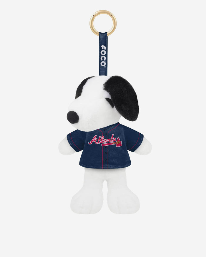 Atlanta Braves Plush Snoopy Peanuts Bag Charm Keychain FOCO - FOCO.com