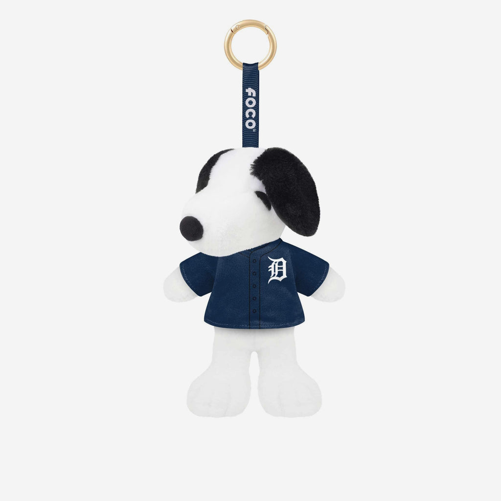 Detroit Tigers Plush Snoopy Peanuts Bag Charm Keychain FOCO - FOCO.com