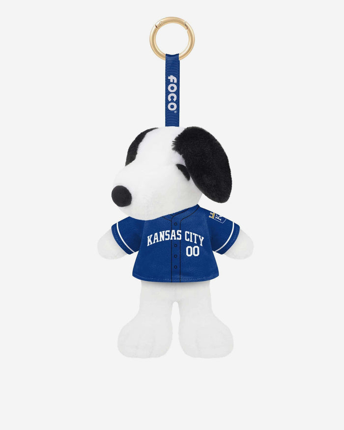 Kansas City Royals Plush Snoopy Peanuts Bag Charm Keychain FOCO - FOCO.com