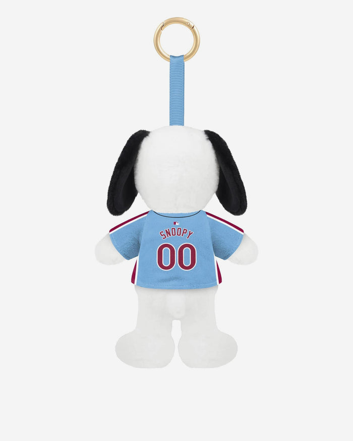Philadelphia Phillies Plush Snoopy Peanuts Bag Charm Keychain FOCO - FOCO.com