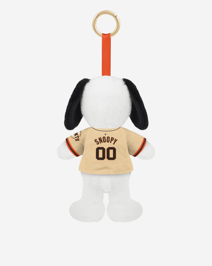 San Francisco Giants Plush Snoopy Peanuts Bag Charm Keychain FOCO - FOCO.com
