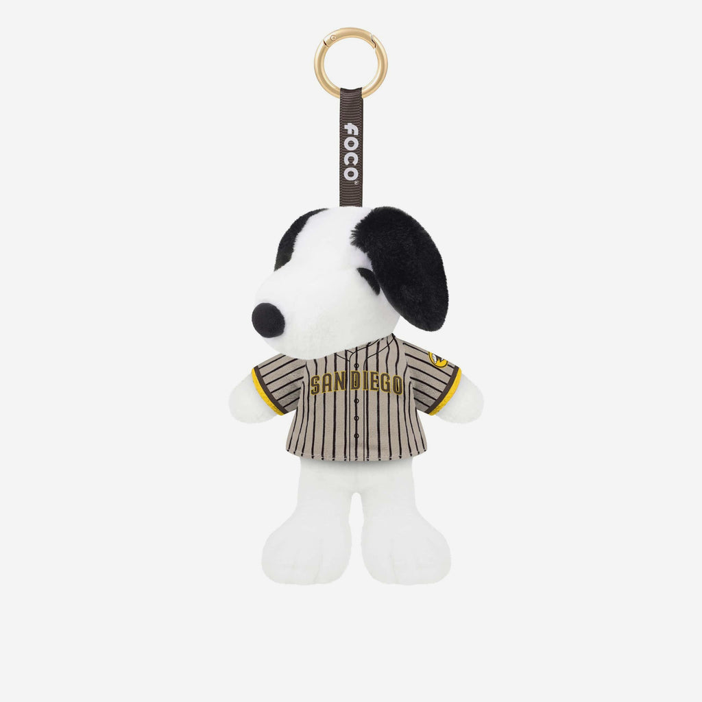 San Diego Padres Plush Snoopy Peanuts Bag Charm Keychain FOCO - FOCO.com
