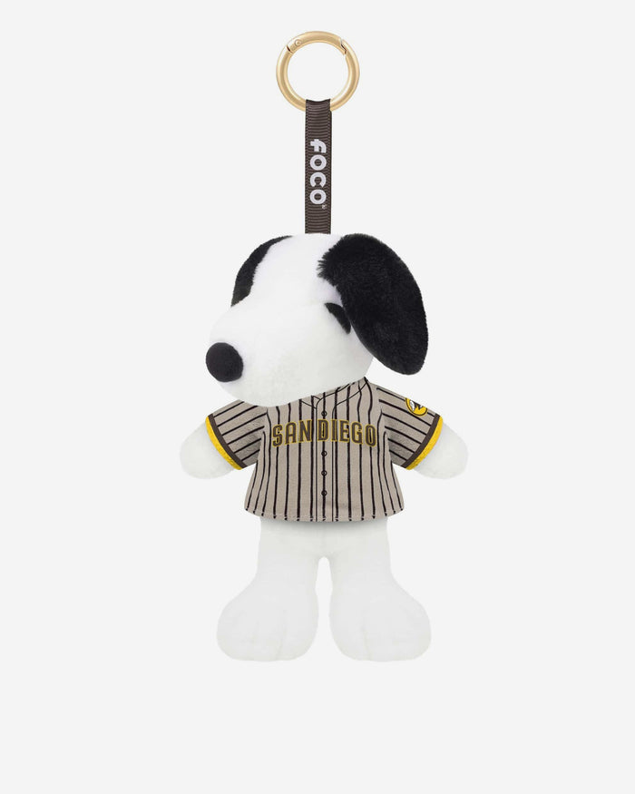 San Diego Padres Plush Snoopy Peanuts Bag Charm Keychain FOCO - FOCO.com