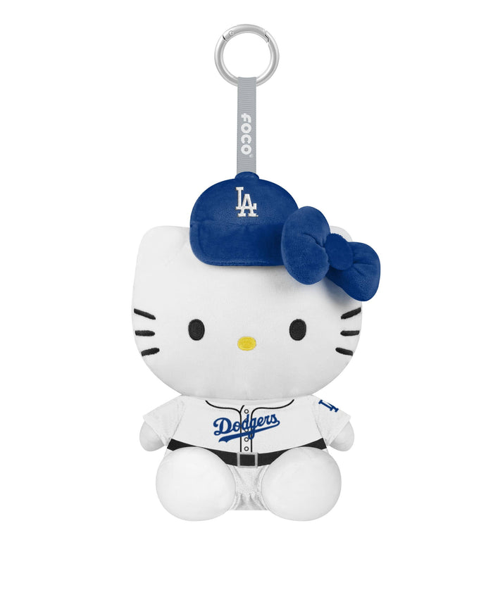 Los Angeles Dodgers Plush Hello Kitty® Seated Bag Charm Keychain FOCO - FOCO.com