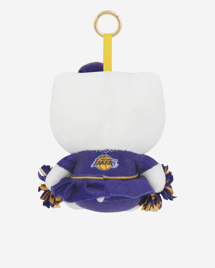 Los Angeles Lakers Plush Hello Kitty® Cheerleader Bag Charm Keychain FOCO - FOCO.com