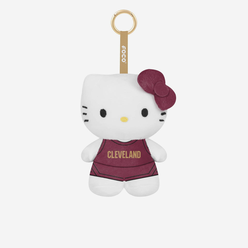 Cleveland Cavaliers Plush Hello Kitty® Bag Charm Keychain FOCO - FOCO.com