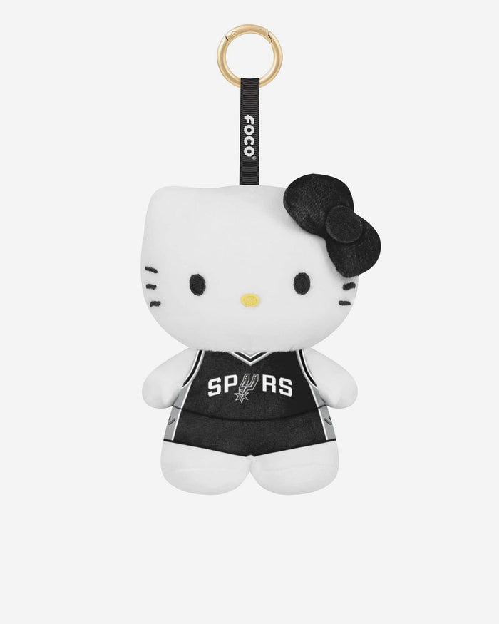 San Antonio Spurs Plush Hello Kitty® Bag Charm Keychain FOCO - FOCO.com